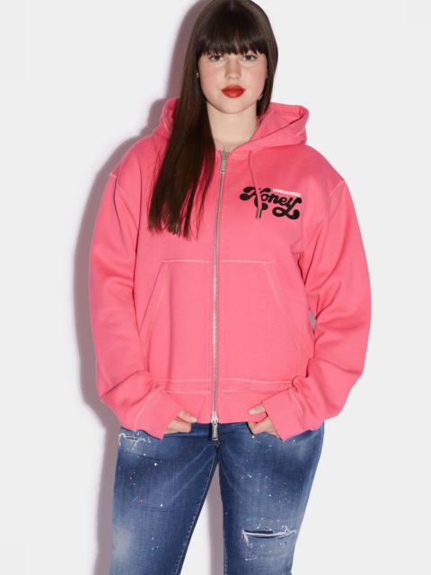 DSQUARED2 HONEY ZIPPED SWEATER
