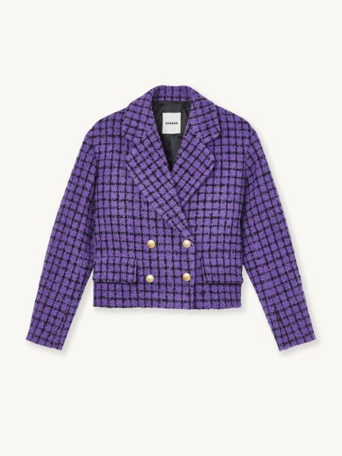 Sandro Cropped tweed jacket