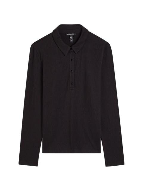 EILEEN FISHER button-up polo top