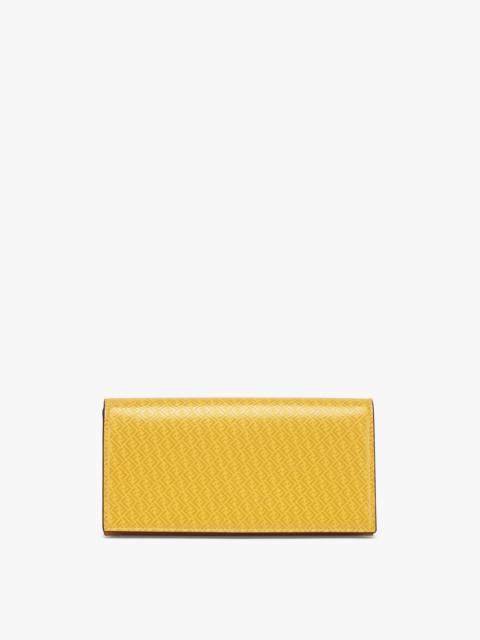 FENDI Yellow leather wallet