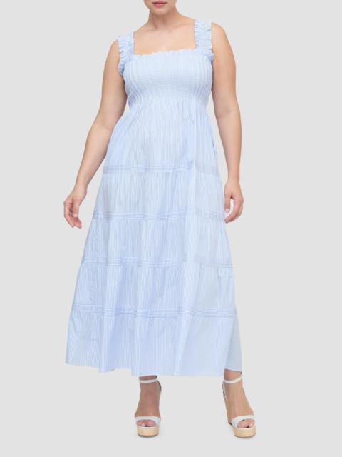 Hill House Home Women's The Goldie Nap Dress - Blue White Stripe