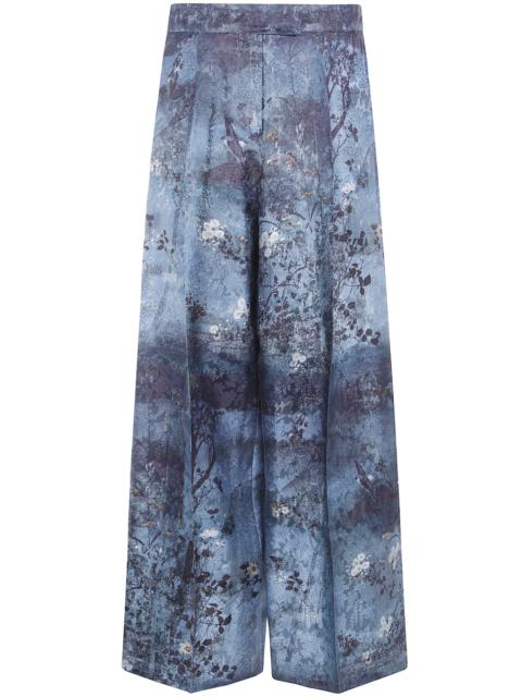 Pierre-Louis Mascia Trousers Viscose Blue "Jp"