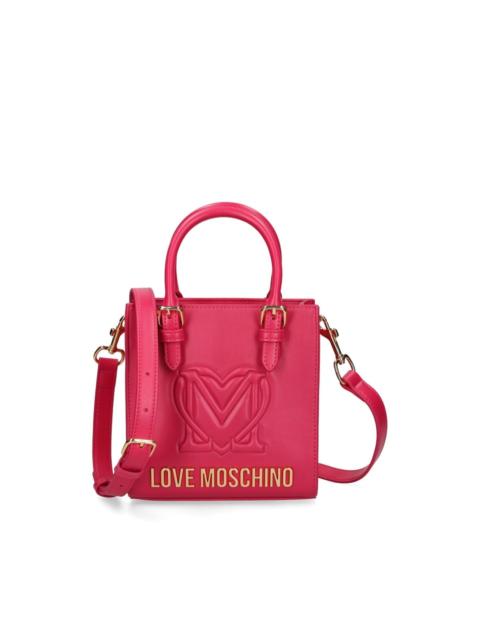 Moschino logo-lettering tote bag