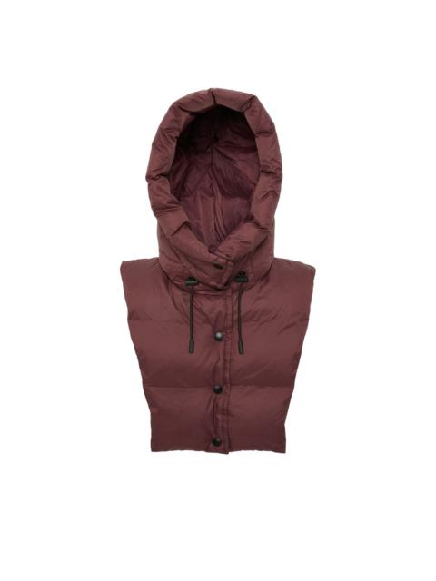 Yves Salomon padded hood bib