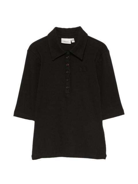 GESTUZ Gestuz Drew Ribbed-knit Polo Shirt