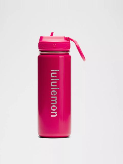 lululemon Back to Life Sport Bottle 18oz Straw Lid *Shine