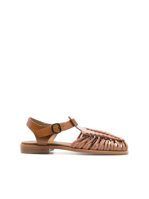 Alaro caged leather sandals