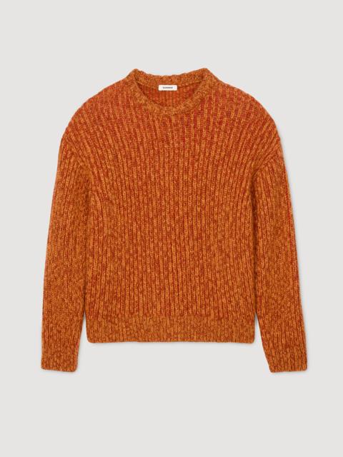 Sandro ROUND NECK LONG-SLEEVE SWEATER