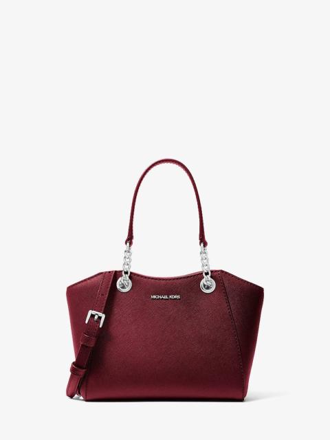 MICHAEL KORS Jet Set Travel Small Saffiano Leather Tote Bag
