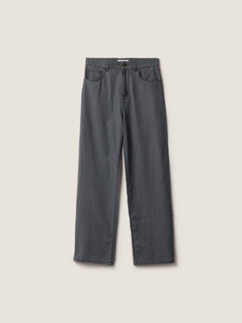 Miu Miu Five-pocket chambray jeans