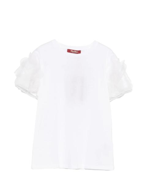 Max Mara Studio Max Mara Studio Ruffled Sleeve T-shirt
