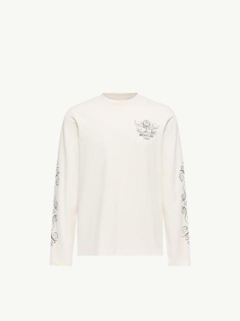 Moncler Logo Motif Cotton Long Sleeve T-Shirt