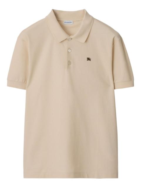 logo cotton polo shirt