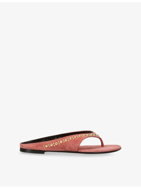 herbert levine Sun Kissed Suede Sandals
