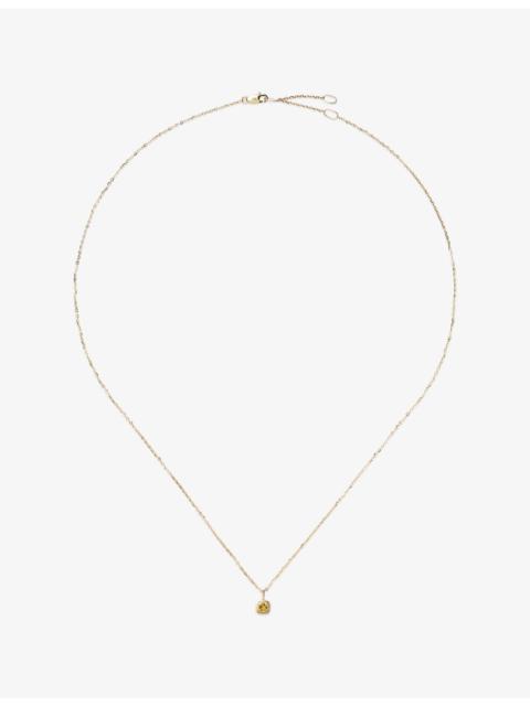 MISSOMA Fine November Birthstone 18ct Yellow Gold And Citrine Pendant Necklace