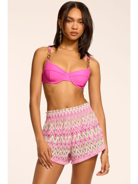 RAMY BROOK Analisa Chevron Knit Mini Short