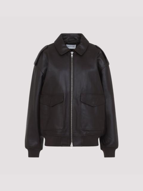 The Frankie Shop The Frankie Shop Viper Leather Jacket