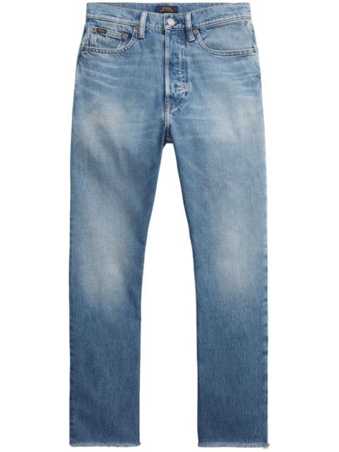 Polo Ralph Lauren logo-tag high-rise cropped jeans