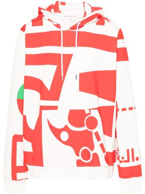 Walter Van Beirendonck Dawleetoo cotton hoodie