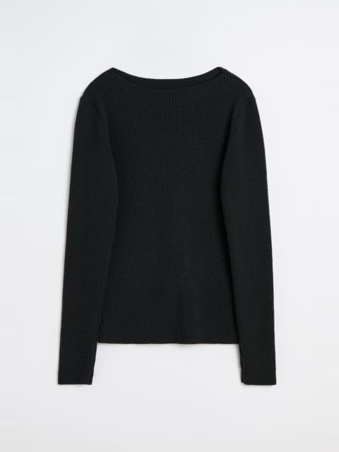 Our Legacy Strict Knit Off Black Rustic Merino