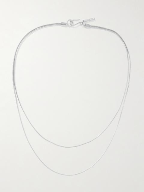 Sophie Buhai Double Diana Silver Necklace