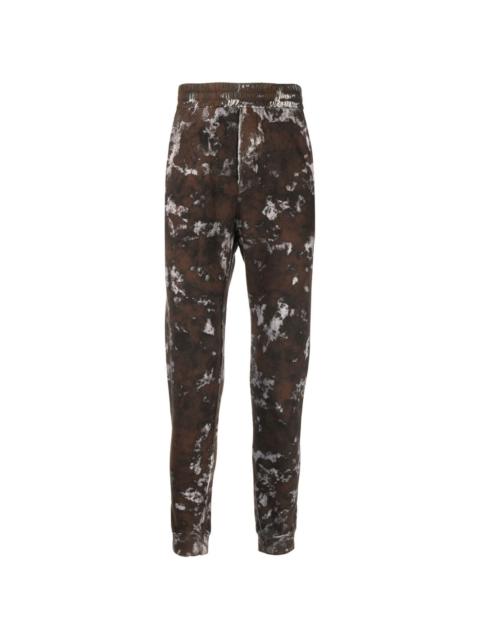 Avant Toi marbled tapered track pants