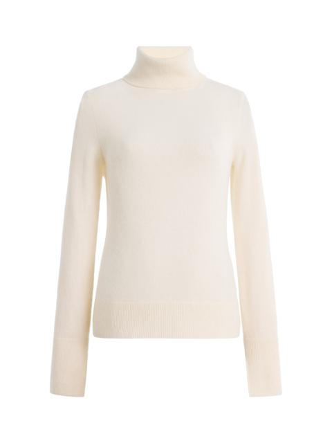 SIMKHAI Aaliyah Merino Wool Knit Turtleneck ivory