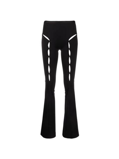 RUI cut-out flared trousers