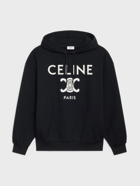 CELINE LOOSE CELINE SWEATSHIRT IN COTTON AND CASHMERE
