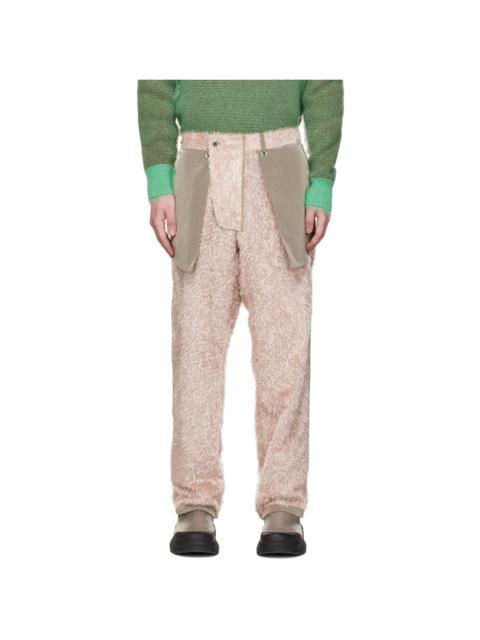 Craig Green Pink Fluffy Reversible Trousers