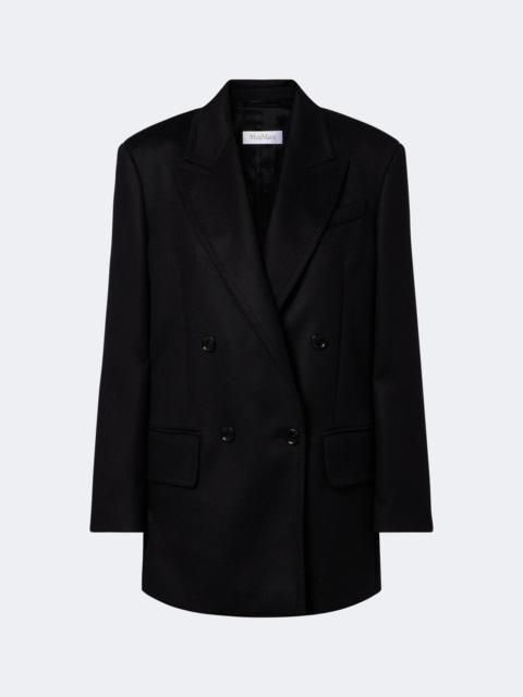 Max Mara Double-breasted camel hair blazer