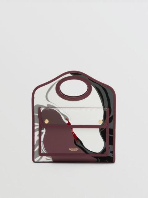 Burberry Mini Swan Graphic Leather Pocket Bag