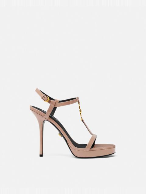 サンダル・ミュール VERSACE medusa '95 patent leather sandals 1013713 D2VE Versace medusa '95 patent leather sandals 1013713 D2VE BLUSH