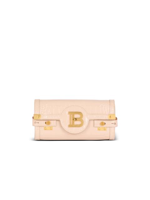 Balmain B-Buzz Pouch 23 in crocodile-embossed calfskin