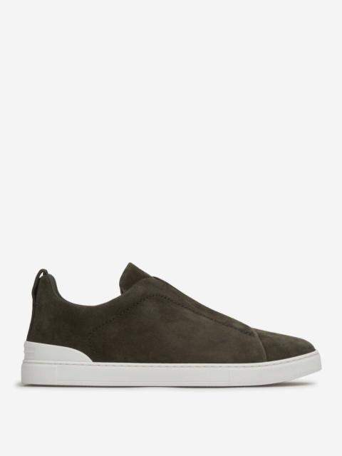 ZEGNA SUEDE SNEAKERS