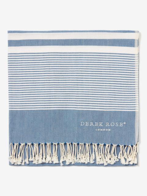 Derek Rose Hammam Towel Karinna Pure Cotton Royal