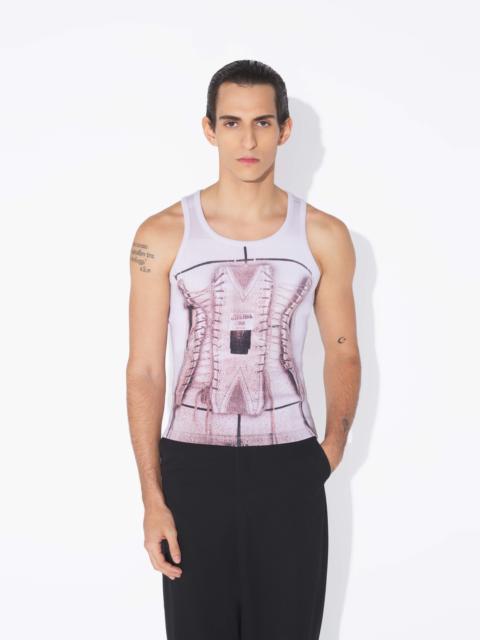 Jean Paul Gaultier THE CORSET TROMPE-L’ŒIL TANK TOP