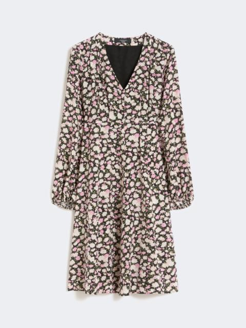 WEEKEND Max Mara Printed silk dress - PINK