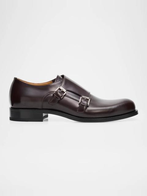 Christian Louboutin Men's Moustachou Double-Monk Strap Loafers