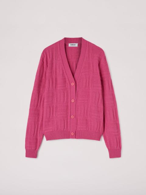Ambush Monogram Knit Cardigan
