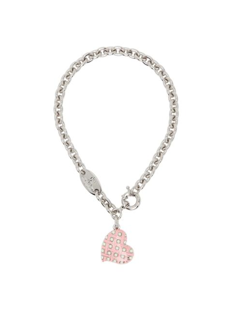 Vivienne Westwood Silver Valentines Heart Locket Necklace