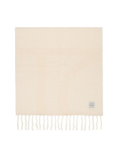 TOTEME Off-White Monogram Jacquard Scarf