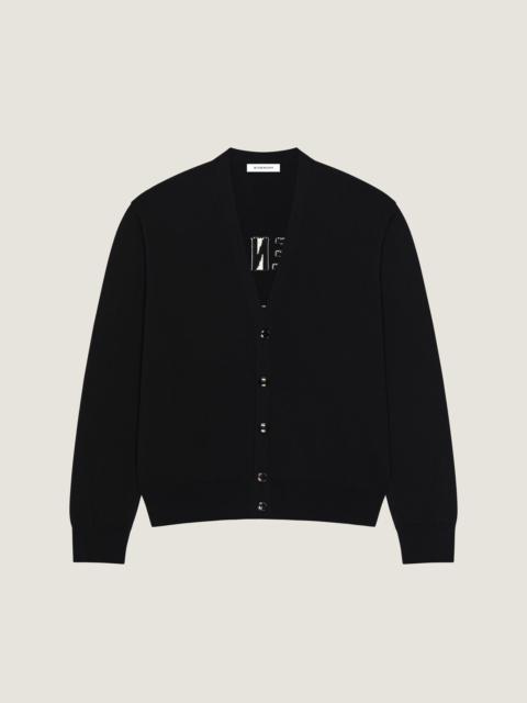 Givenchy COUTURE SEAM CARDIGAN IN KNIT WITH GIVENCHY PARIS