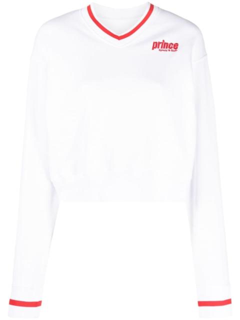 Sporty & Rich x Prince Sporty V-neck sweatshirt