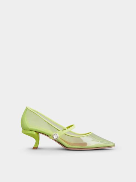 【送料 関税込】ROGER VIVIER Babies Virgule PVC pumps Babies Virgule PVC pumps in pink - Roger Vivier | Mytheresa