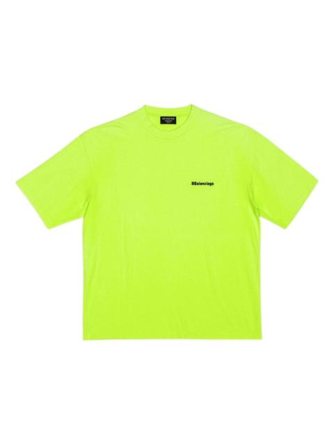 BALENCIAGA Balenciaga BB Corporate T-shirt Medium Fit 'Yellow' 612966TJV877110