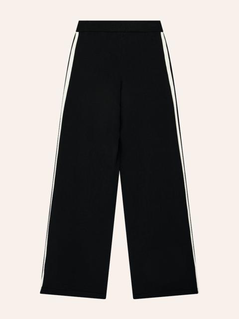 P.E NATION RETREAT KNIT PANT IN BLACK & WHISPER WHITE