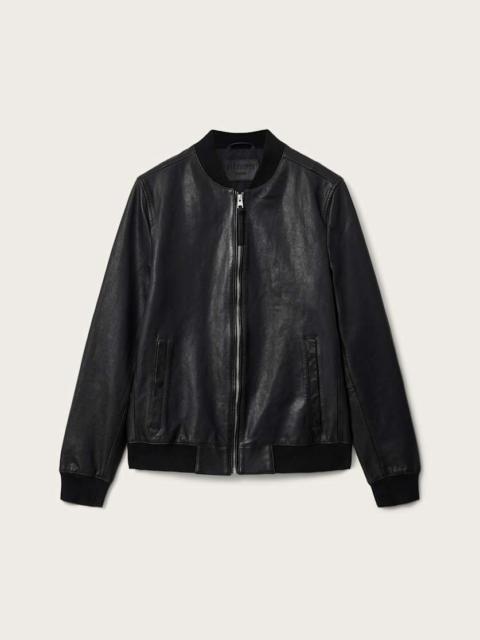 ALLSAINTS MORTEN LEATHER BOMBER JACKET