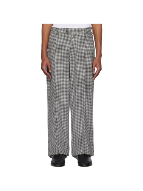 Marni Black & White Gingham Trousers