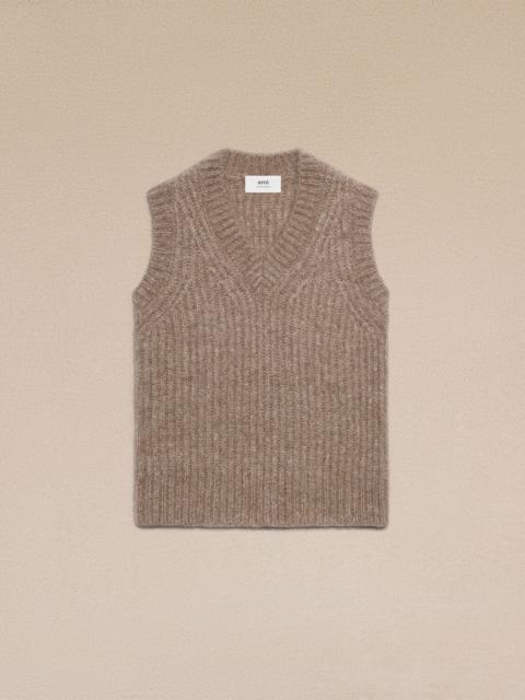AMI Paris Ribbed Chunky Sweater